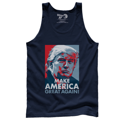 T-shirt Premium Mens Tank / Navy / S Make America Great Again