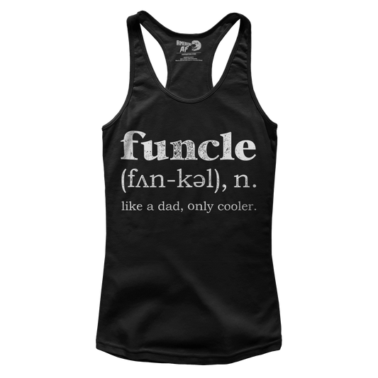 T-shirt Premium Ladies Racerback Tank / Black / XS Patriotic Funcle (Ladies)