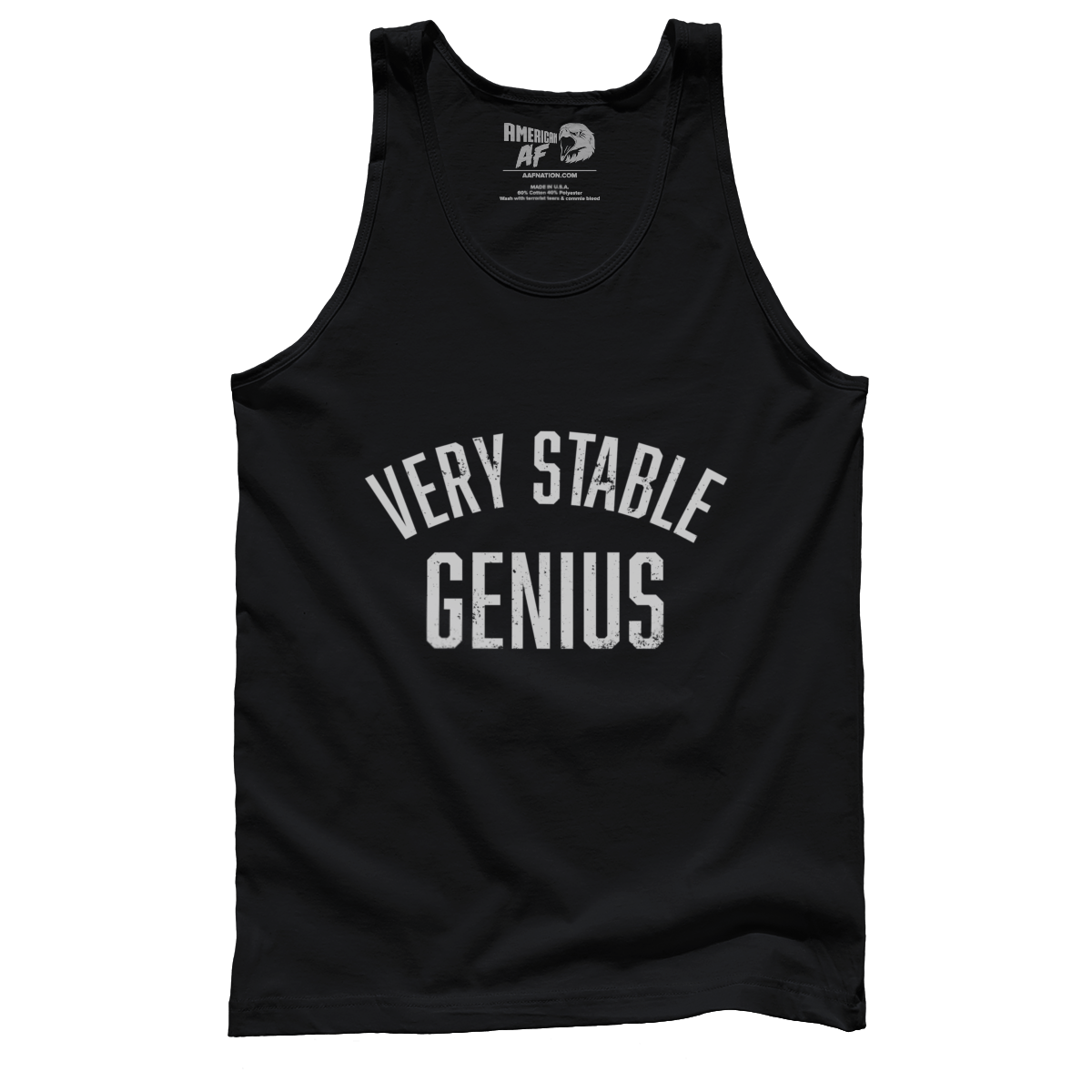 T-shirt Premium Mens Tank / Black / S Stable Genius