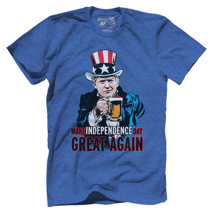 T-shirt Premium Mens Triblend Shirt / Royal Blue / S Make Independence Day Great Again