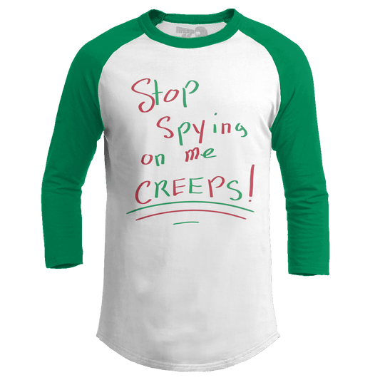 Raglan Raglan / White/Kelly Green / S Stop Spying (Ladies)