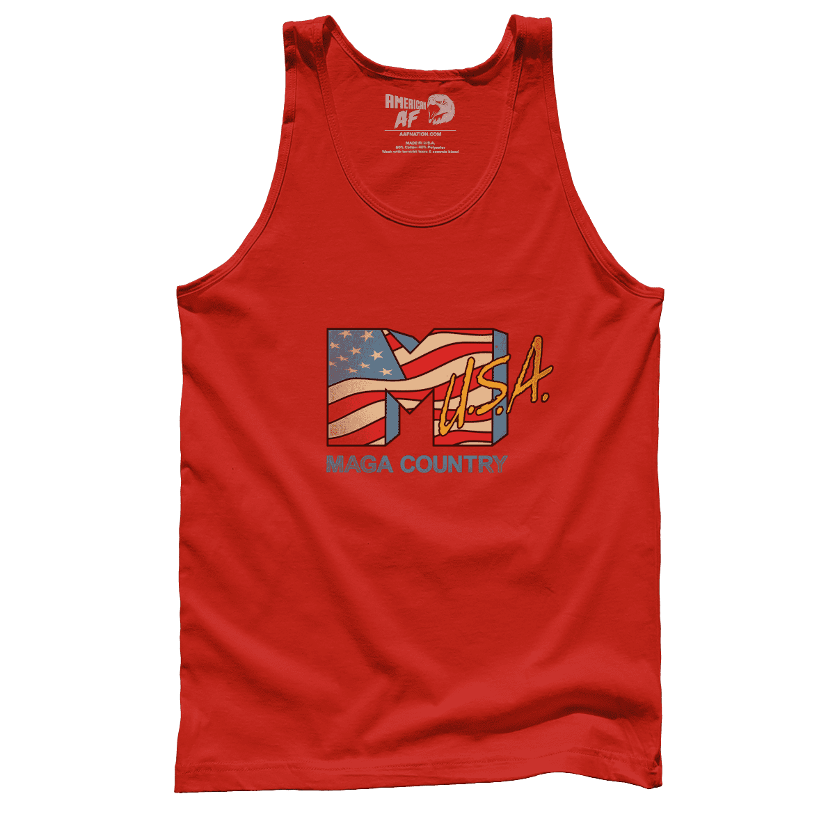 T-shirt Premium Mens Tank / Red / S MAGA Country