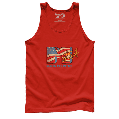 T-shirt Premium Mens Tank / Red / S MAGA Country