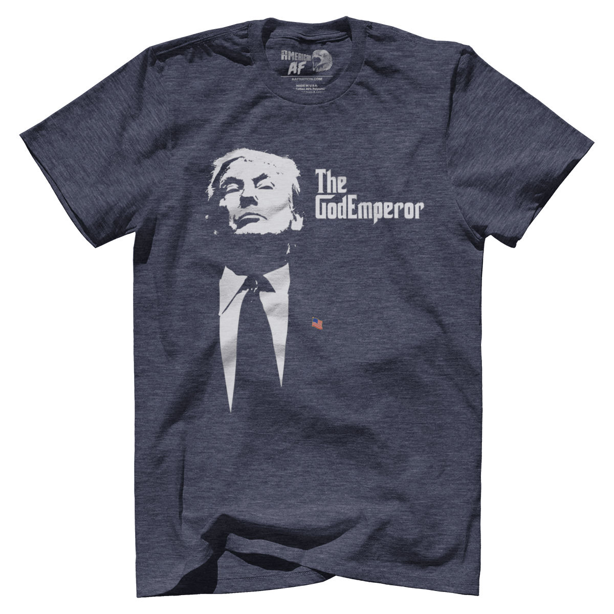 T-shirt Premium Mens Triblend Shirt / Navy / S The God Emperor