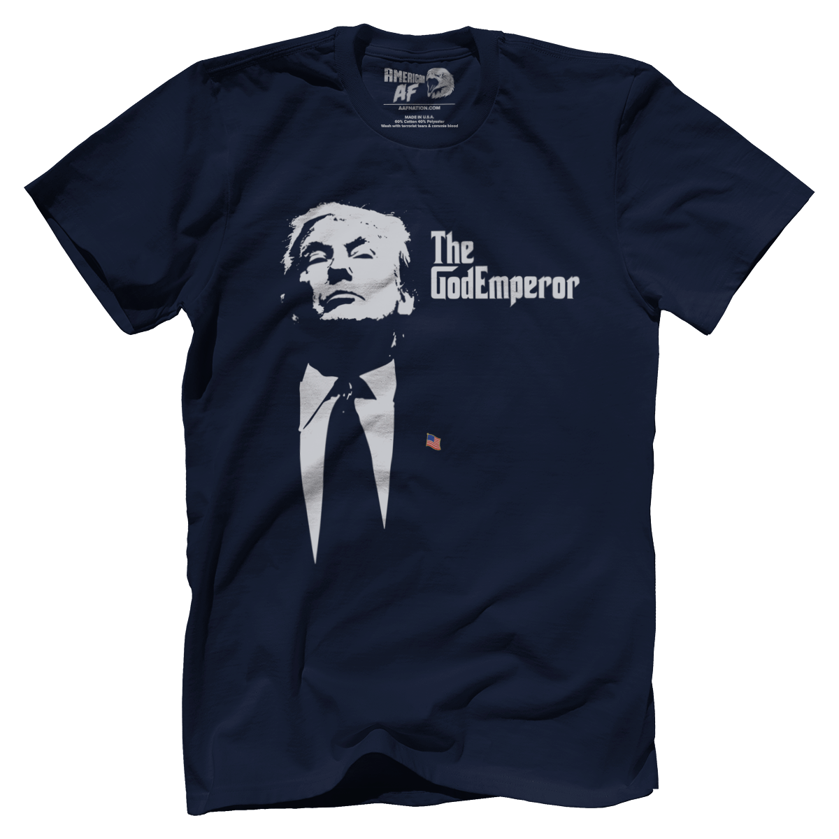 T-shirt Premium Mens Shirt / Navy / 5XL The God Emperor