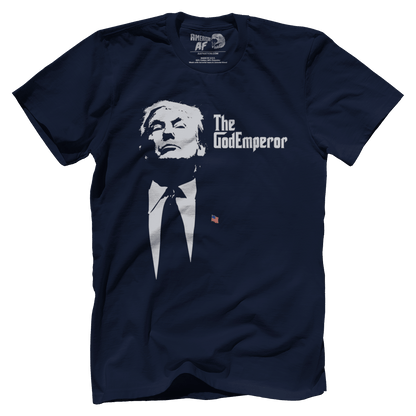 T-shirt Premium Mens Shirt / Navy / 5XL The God Emperor