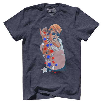 T-shirt Premium Mens Triblend Shirt / Navy / S Salt Bae Trump