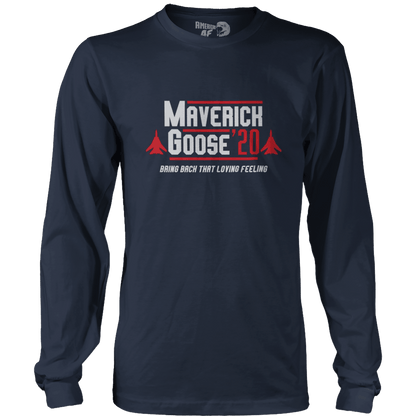 T-shirt Mens Long Sleeve / Navy / S Maverick Goose 2020 (parody)