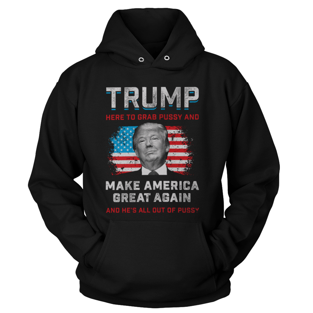 T-shirt Unisex Hoodie / Black / S Out of Pussy