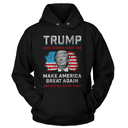 T-shirt Unisex Hoodie / Black / S Out of Pussy