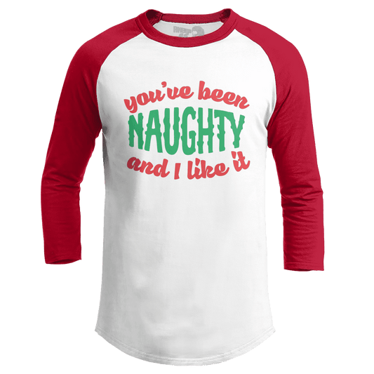 Raglan Raglan / White/Red / S Naughty and I Like It