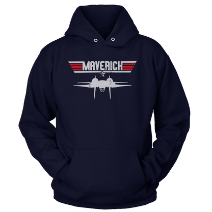 T-shirt Unisex Hoodie / Navy / 5XL Maverick