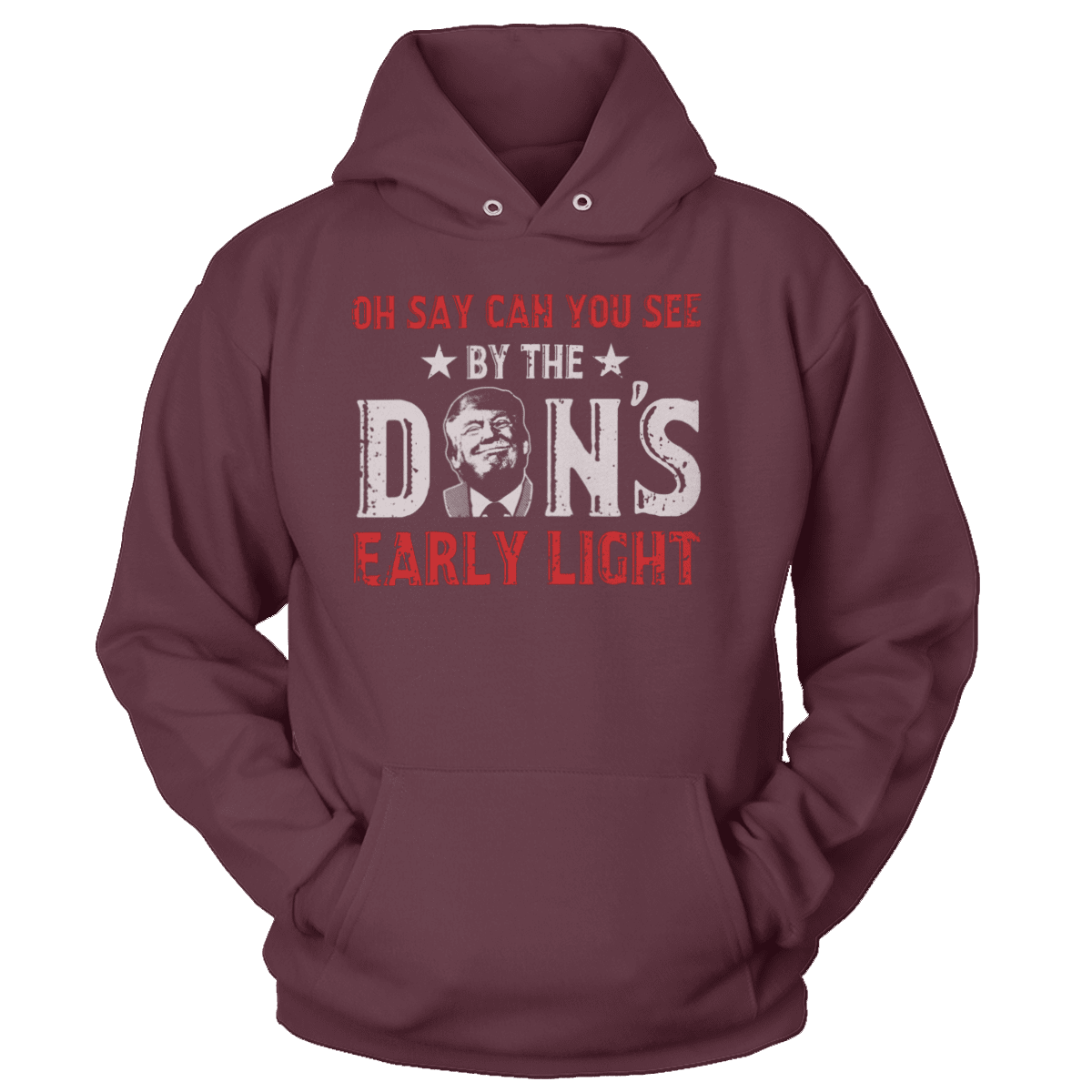 T-shirt Unisex Hoodie / Maroon / S The Don's Early Light (Ladies)