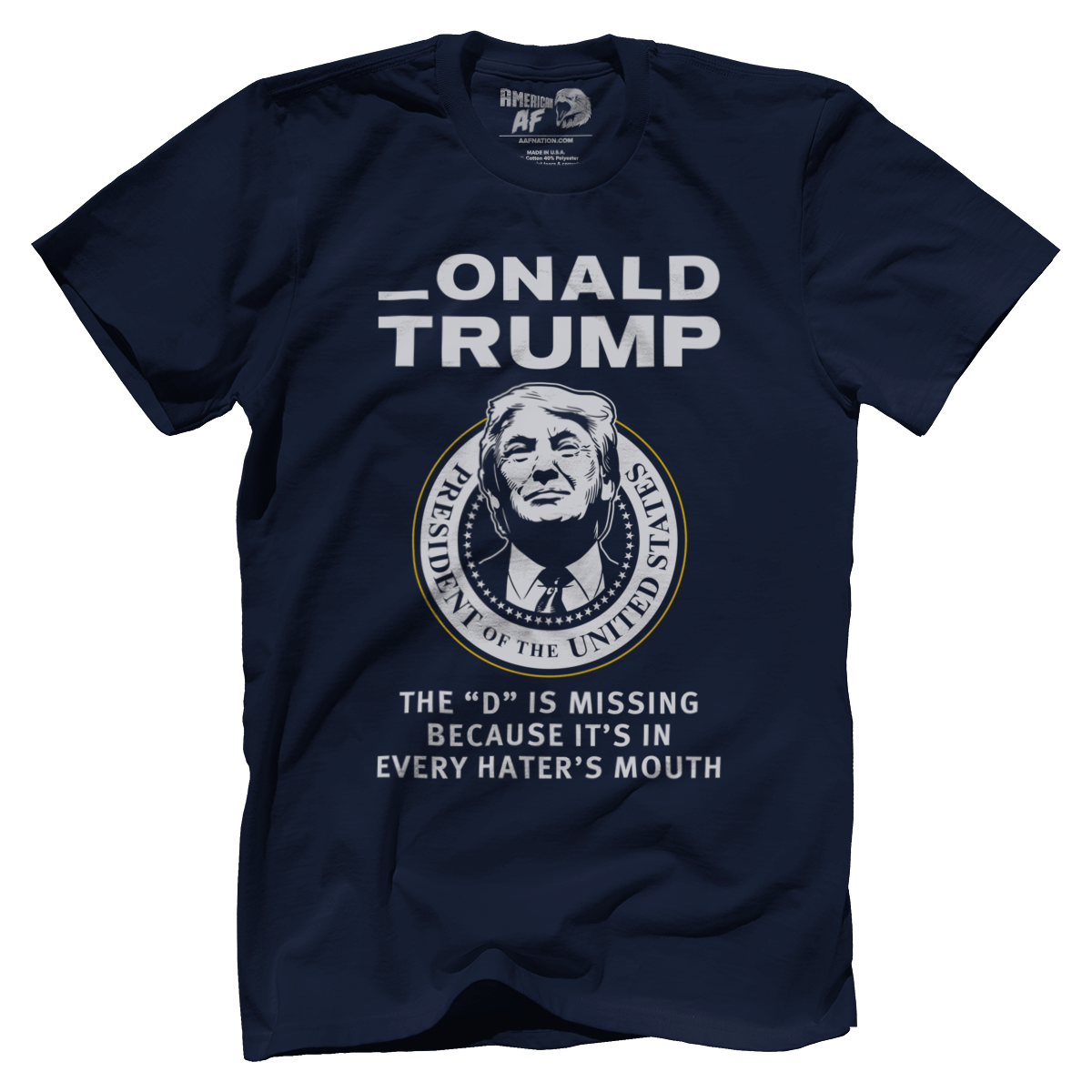 T-shirt Premium Mens Shirt / Navy / XS _onald Trump