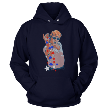 T-shirt Unisex Hoodie / Navy / S Salt Bae Trump