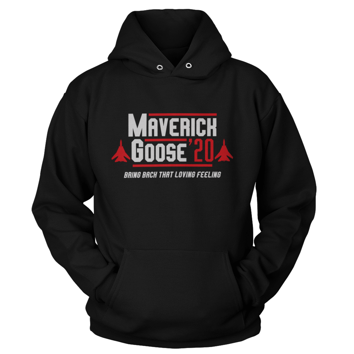 T-shirt Unisex Hoodie / Black / S Maverick Goose 2020 (parody)