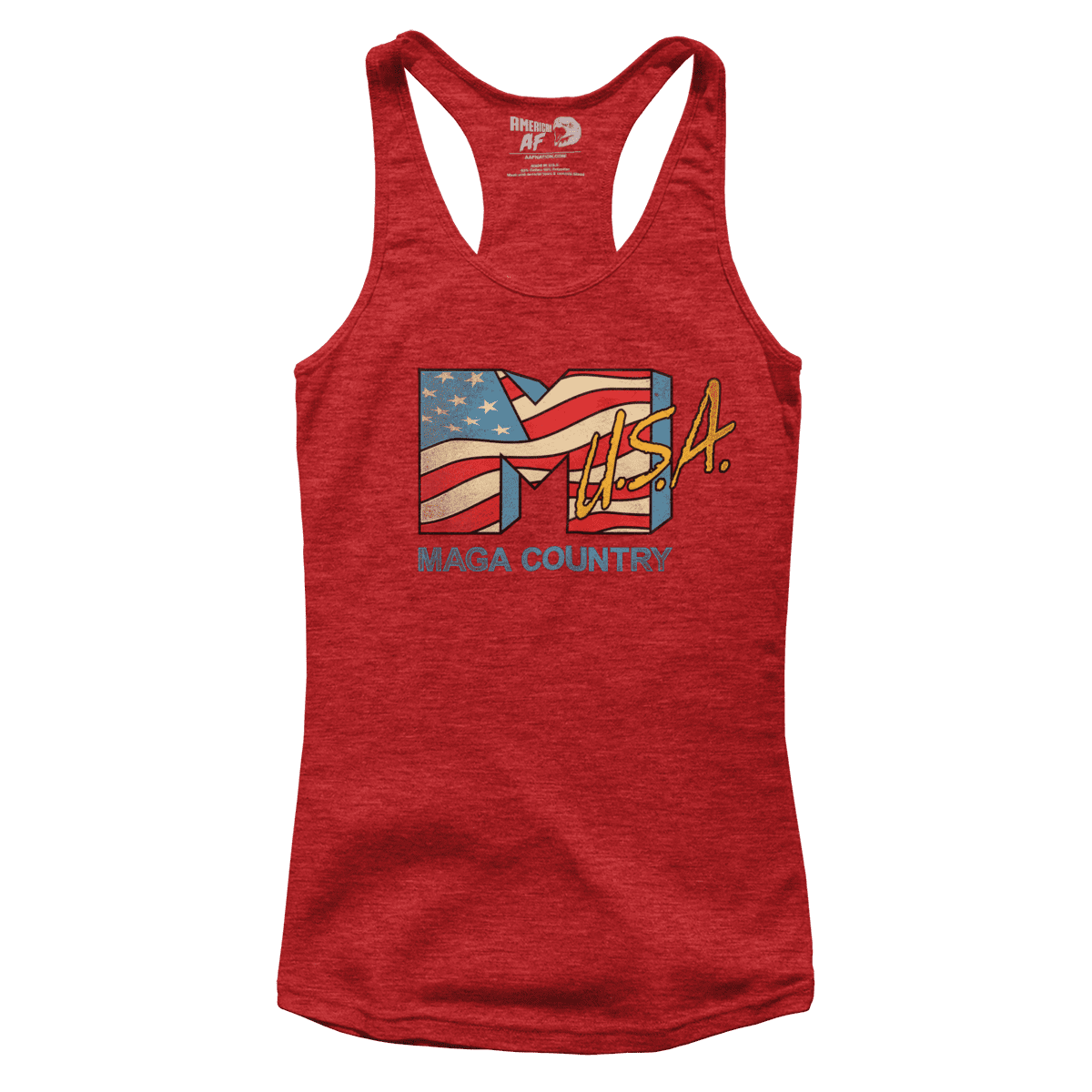 T-shirt Premium Ladies Racerback Tank / Red / XS MAGA Country (Ladies)