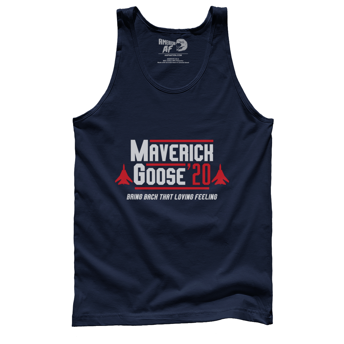 T-shirt Premium Mens Tank / Navy / S Maverick Goose 2020 (parody)