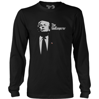 T-shirt Mens Long Sleeve / Black / S The God Emperor