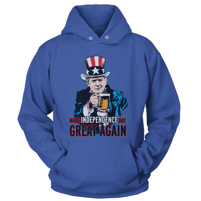 T-shirt Unisex Hoodie / Royal Blue / S Make Independence Day Great Again