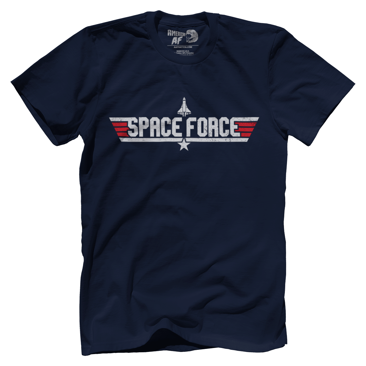 T-shirt Premium Mens Shirt / Navy / XS Space Force (Fighter Pilot Edition)