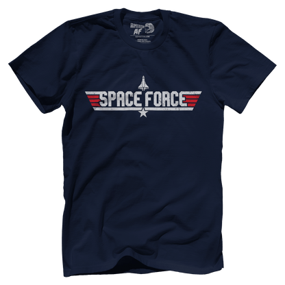 T-shirt Premium Mens Shirt / Navy / XS Space Force (Fighter Pilot Edition)