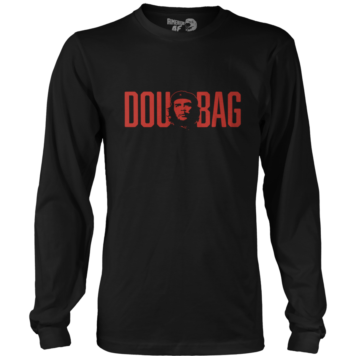 T-shirt Mens Long Sleeve / Black / S DouCHEbag