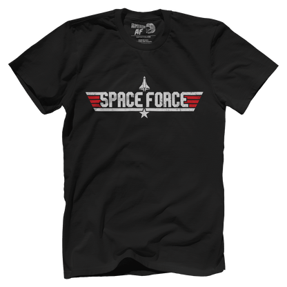 T-shirt Premium Mens Shirt / Black / XS Space Force (Fighter Pilot Edition)