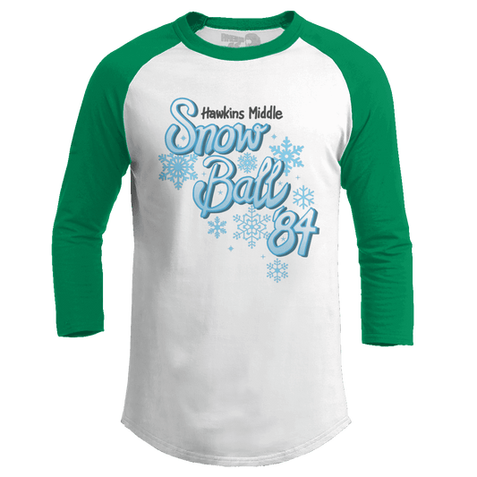 Raglan Raglan / White/Kelly Green / S Snow Ball '84 V1