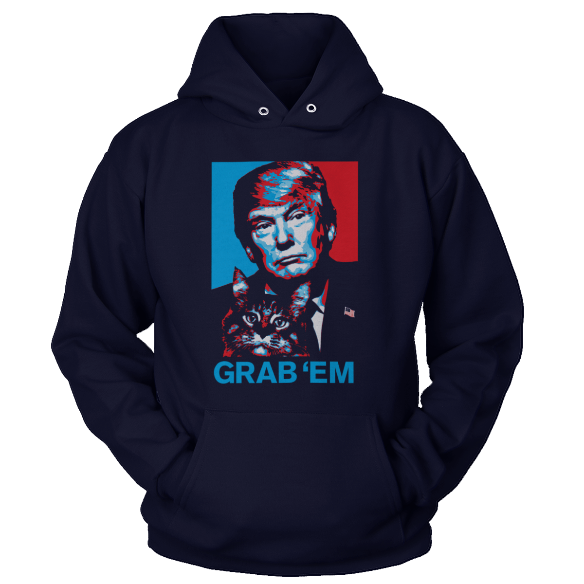 T-shirt Unisex Hoodie / Navy / S Grab em by the ...