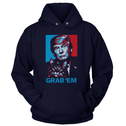 T-shirt Unisex Hoodie / Navy / S Grab em by the ...