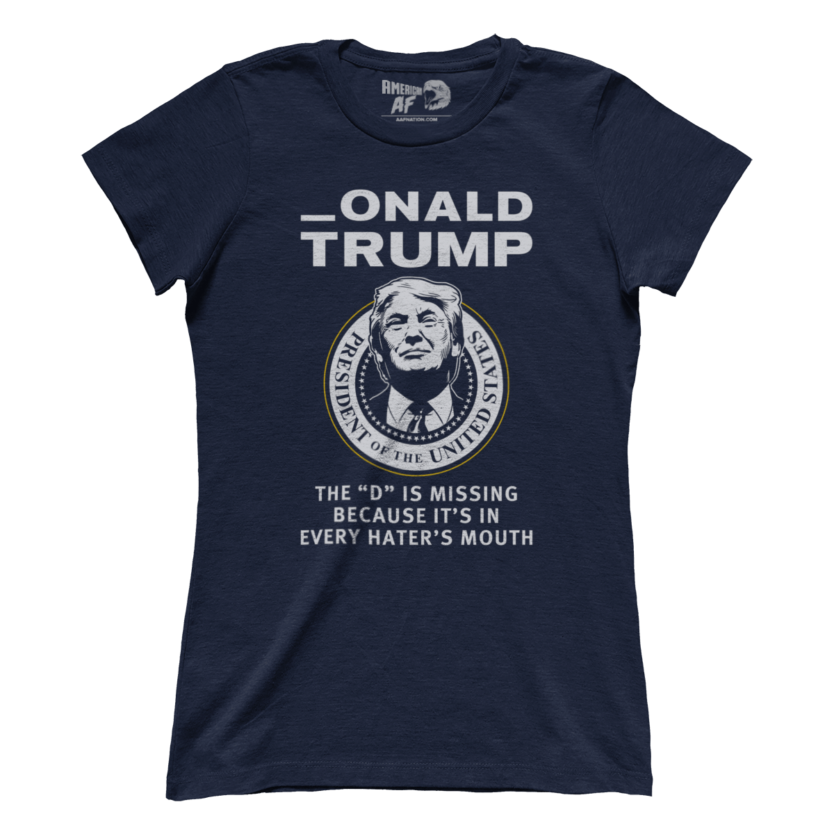 T-shirt Premium Ladies Tee / Navy / S _onald Trump (Ladies)