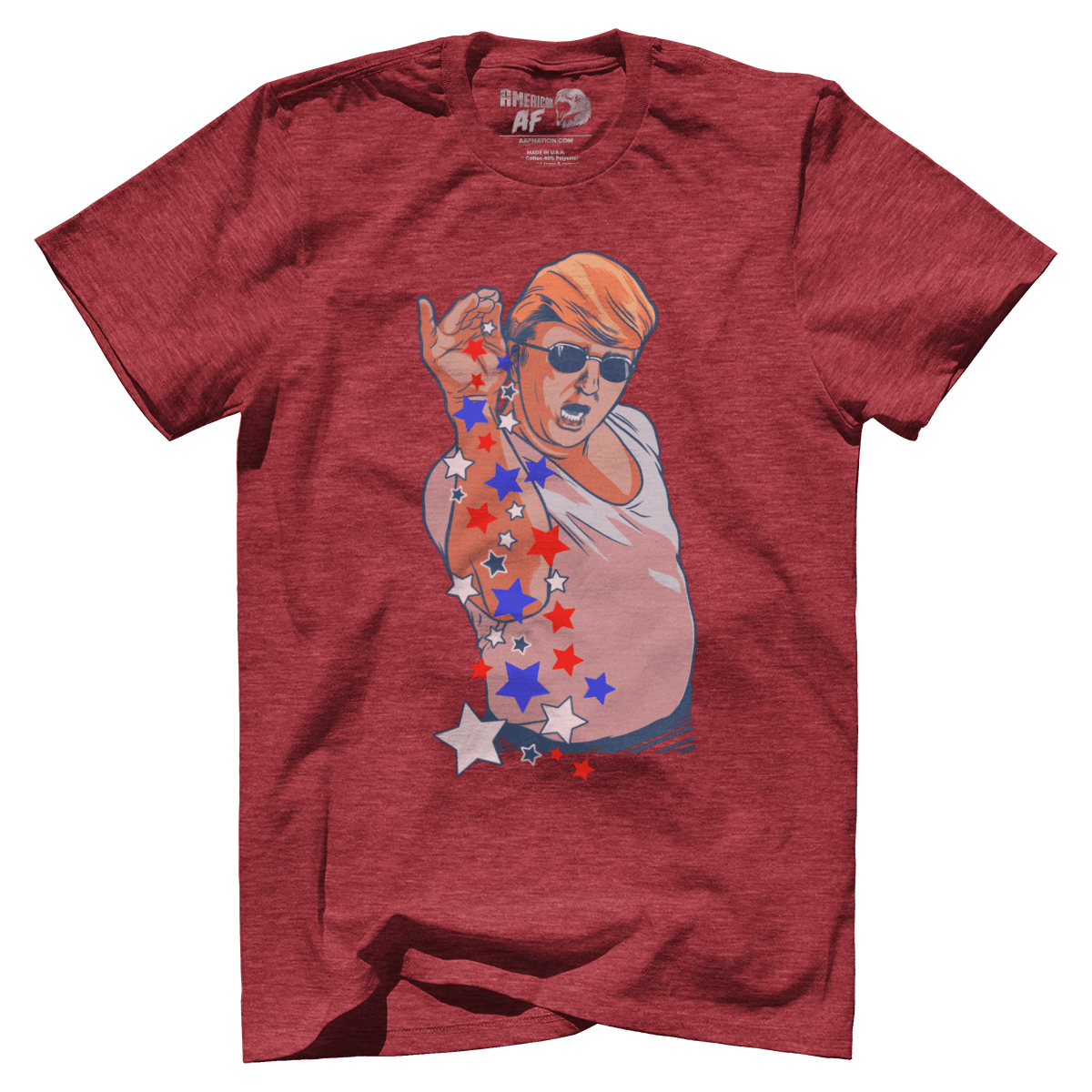 T-shirt Premium Mens Triblend Shirt / Red / S Salt Bae Trump