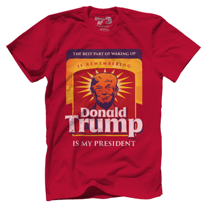 T-shirt Premium Mens Shirt / Red / XS The Best Part Of Waking Up