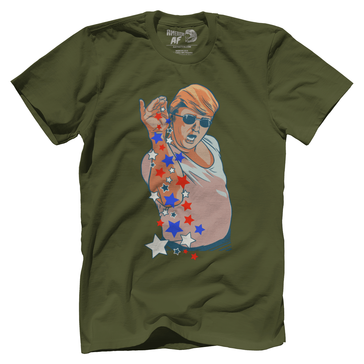 T-shirt Premium Mens Shirt / Marine Olive / XS Salt Bae Trump