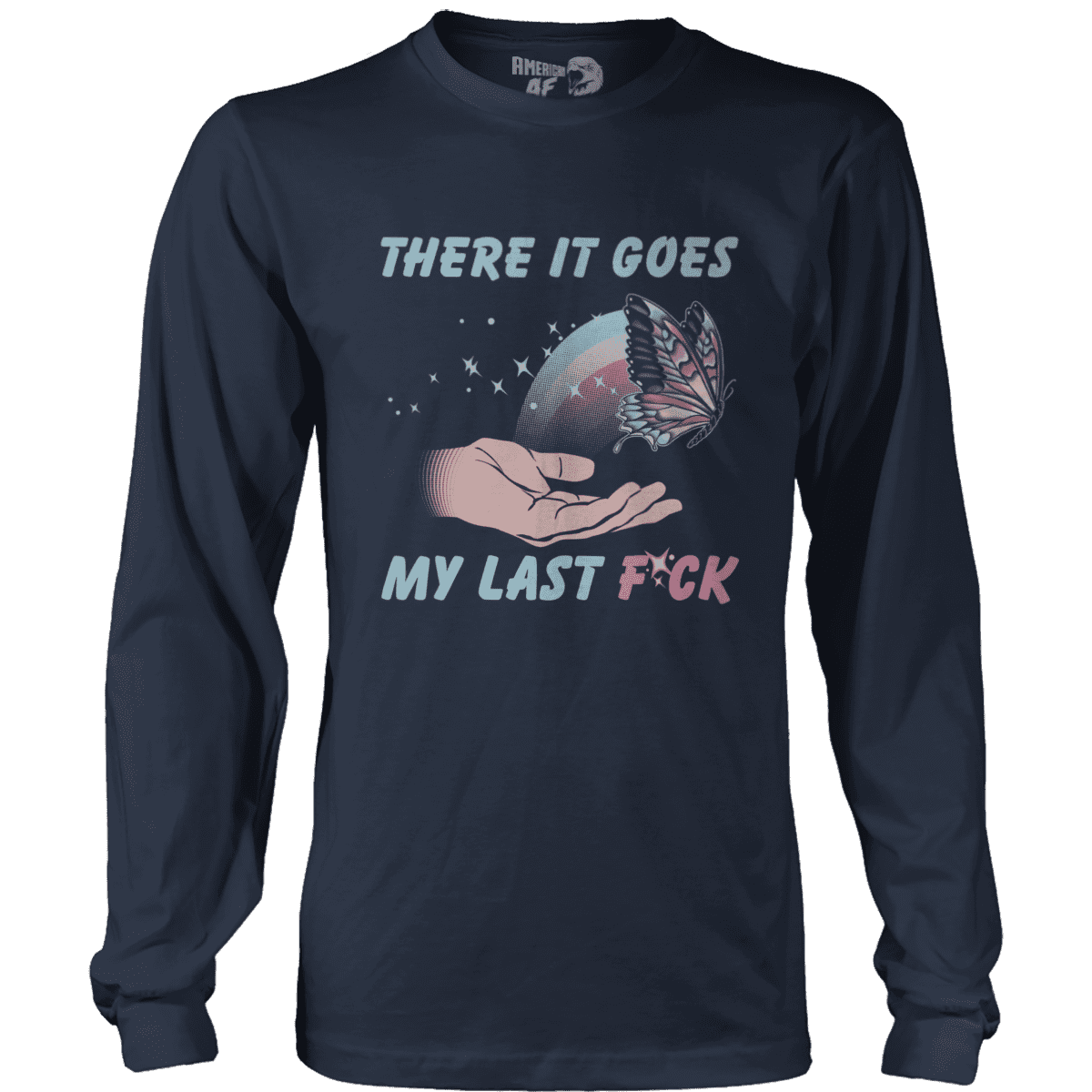 T-shirt Mens Long Sleeve / Navy / S My Last F