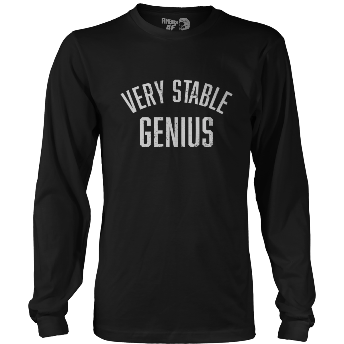 T-shirt Mens Long Sleeve / Black / S Stable Genius