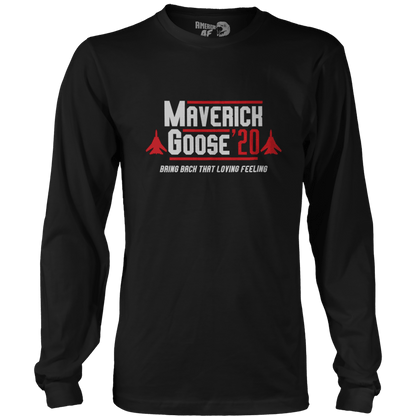 T-shirt Mens Long Sleeve / Black / S Maverick Goose 2020 (parody)