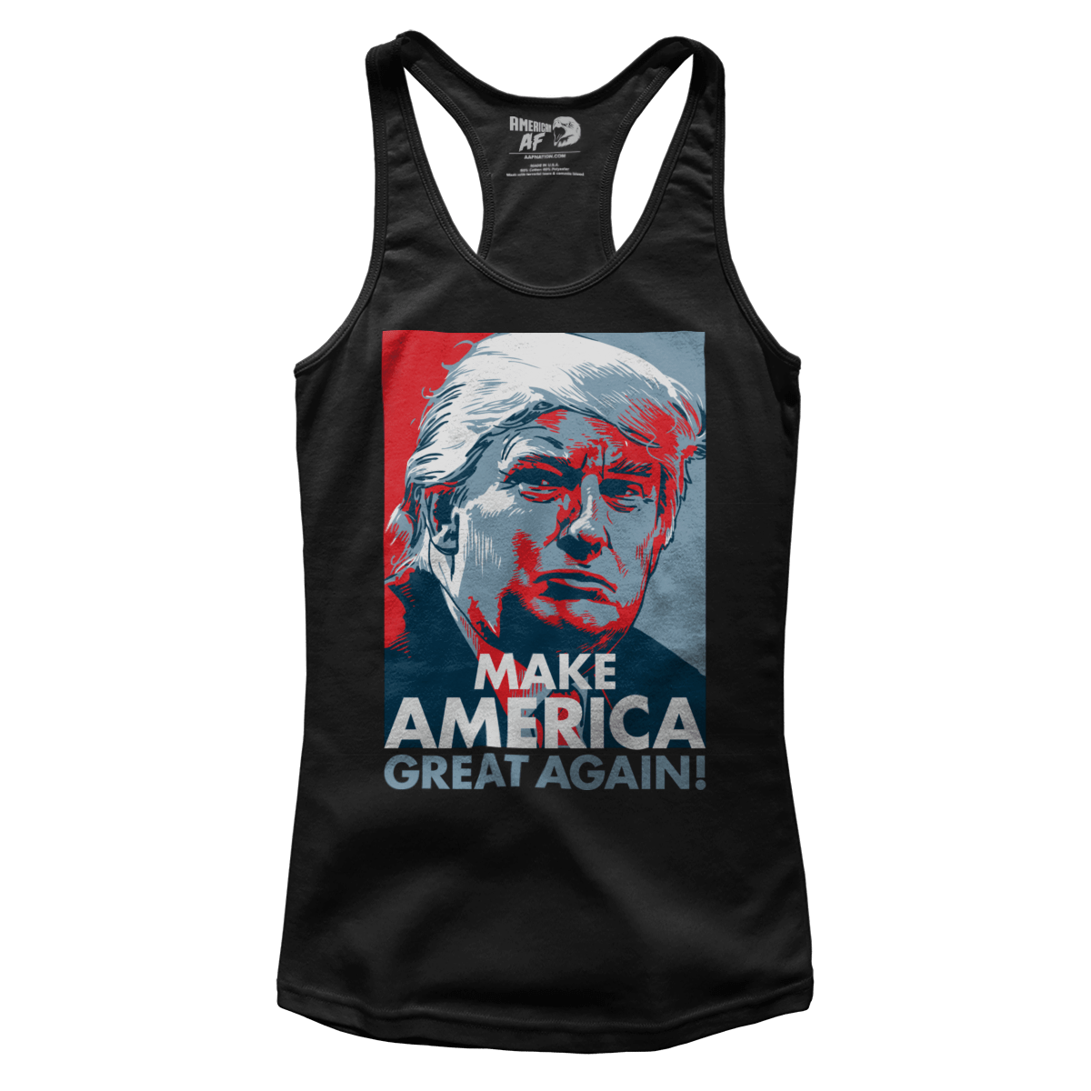 T-shirt Premium Ladies Racerback Tank / Black / XS Make America Great Again (Ladies)