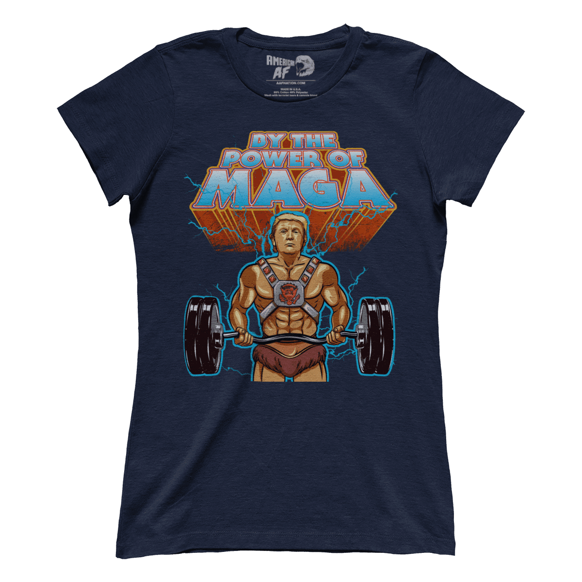 T-shirt Premium Ladies Tee / Navy / S HeMan Trump (parody) (Ladies)