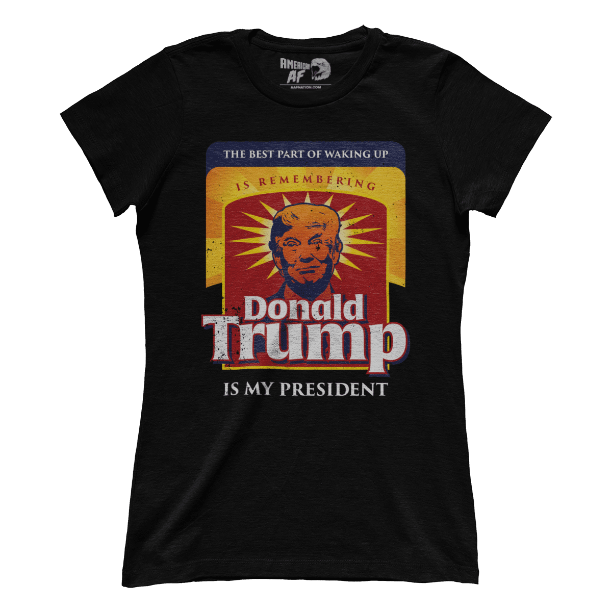 T-shirt Premium Ladies Tee / Black / S The Best Part Of Waking Up (Ladies)