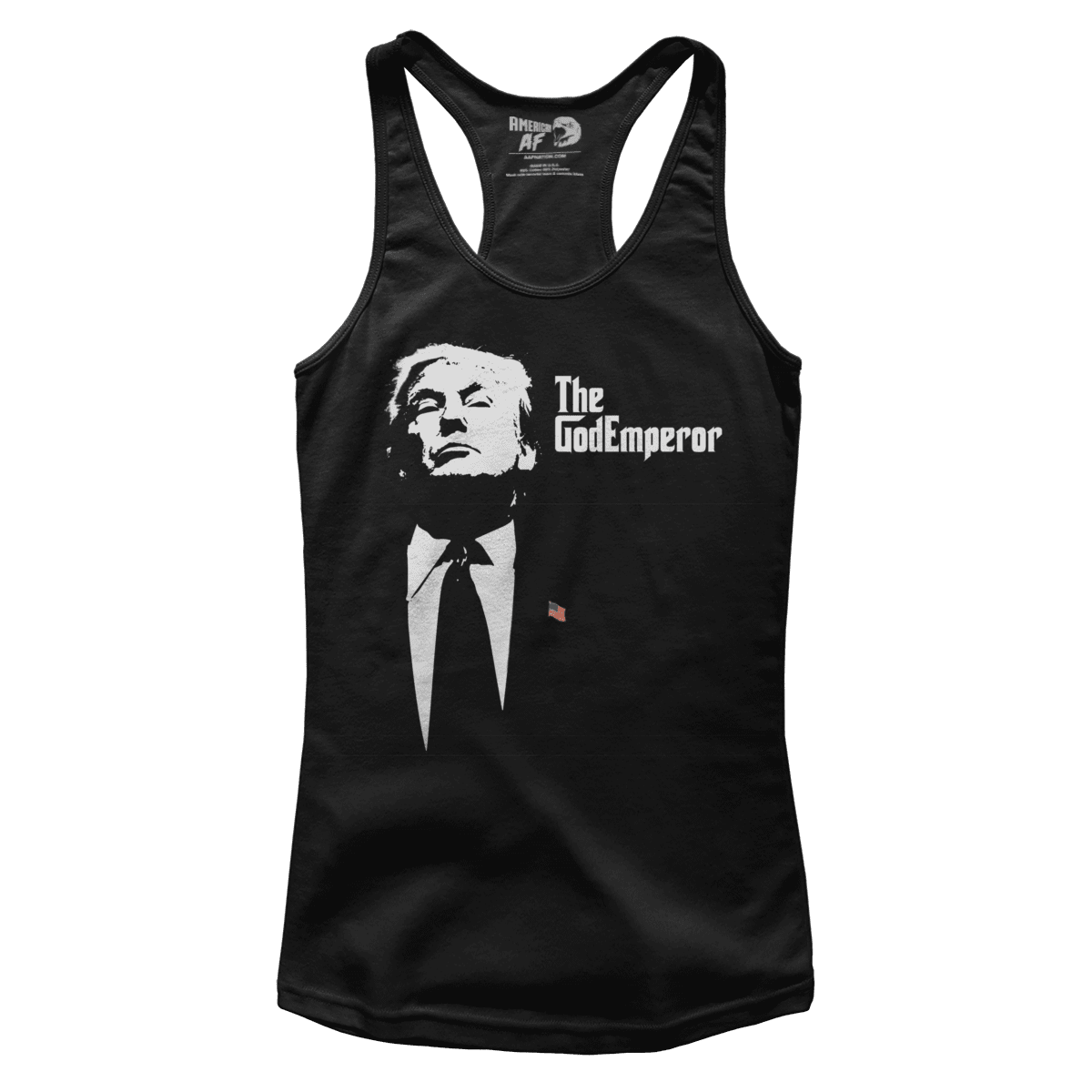 T-shirt Premium Ladies Racerback Tank / Black / XS The God Emperor (Ladies)