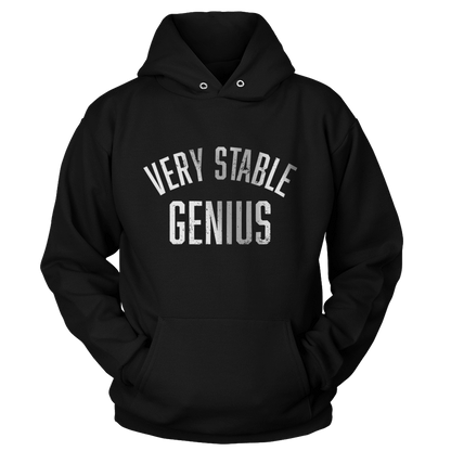 T-shirt Unisex Hoodie / Black / 5XL Stable Genius